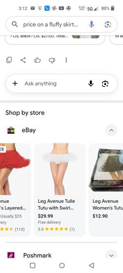 Tutu with swirl
