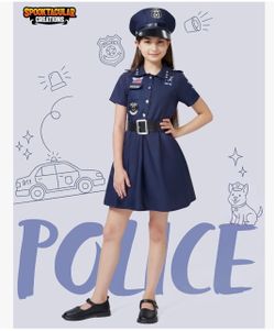 Spooktacular Creations Girls Police Costume