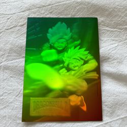 Dragon Ball 3D Hologram Card Amada San Goten & Trunks (Super Rare)