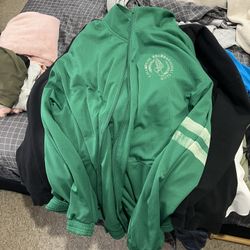 Champion Track Jacket, Green, 2X