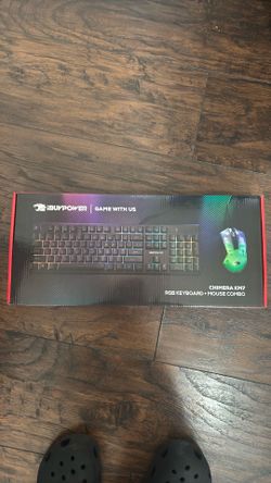 New Sealed iBUYPOWER Chimera KM7 RGB Gaming Keyboard & Mouse Combo