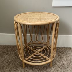 Rattan Side Table