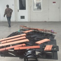 Hand Crafted Padauk Marimba Sculpture 