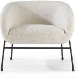Fabric White Chair 