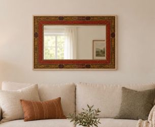 Large Vintage Wall Mirror - Bombay Company