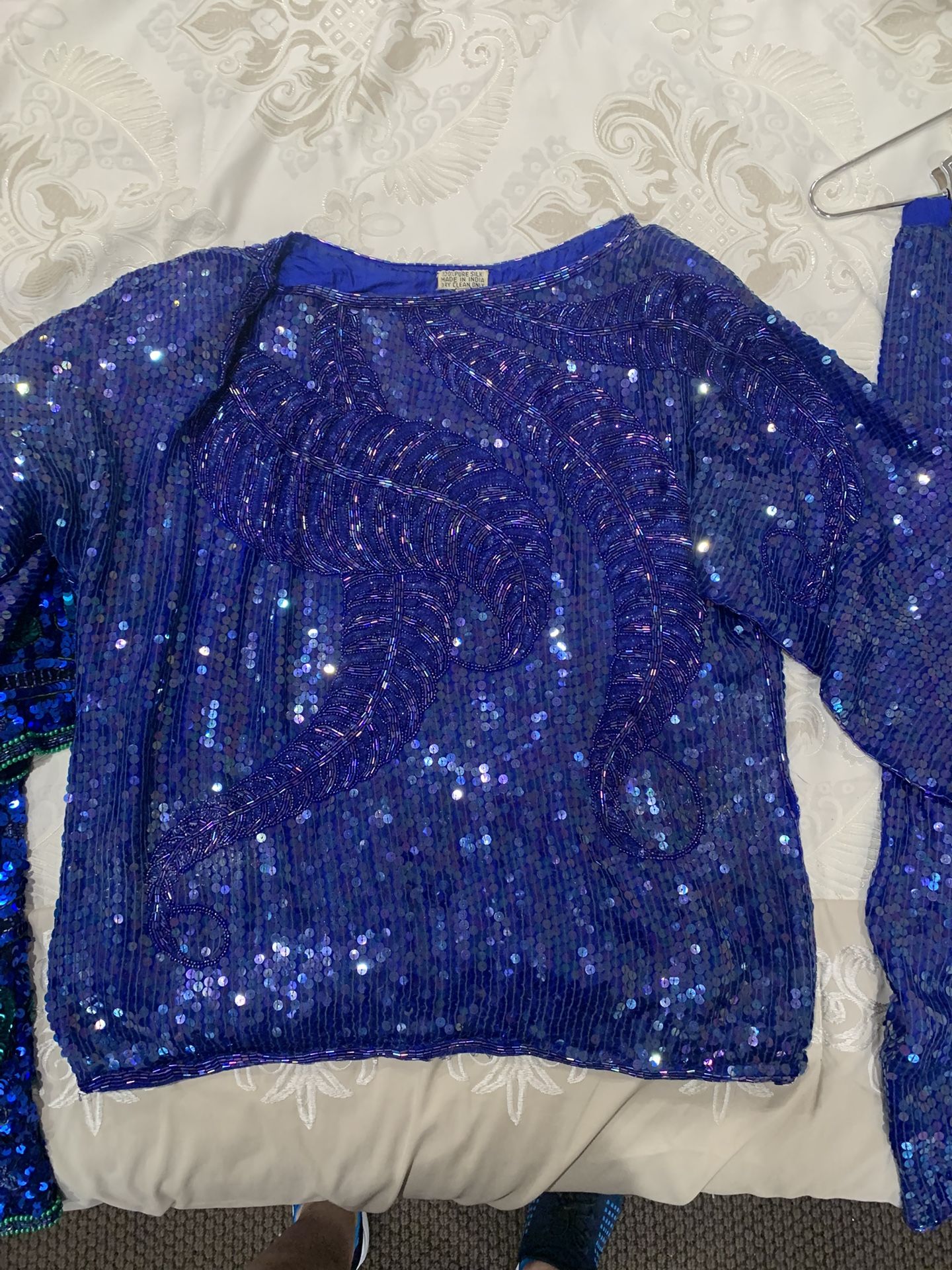 Beautiful Sequence Shirt & Skit And Jacket