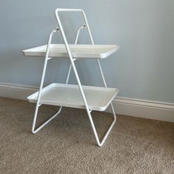White End Table Nightstand Printer Stand