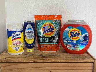 Combo de productos de lavandería y limpieza del hogar $30