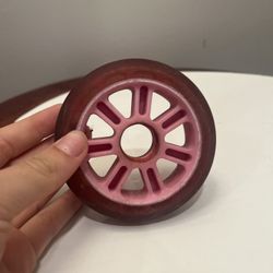 2 Scooter Rollerblade Wheels Blue & Pink 3.5 inch