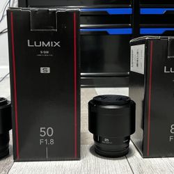 LUMIX 50mm 1.8 & 85mm 1.8 Lens 