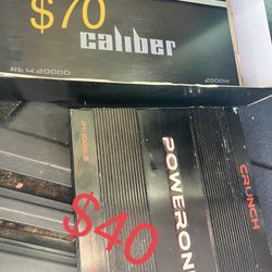 Caliber Amp $70! / PowerOne Amp $40!