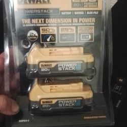 DeWalt Power Stack Batteries 2 Pack