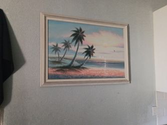 Watercolor Beach wall art