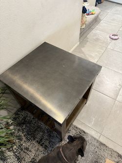 Distressed End Table