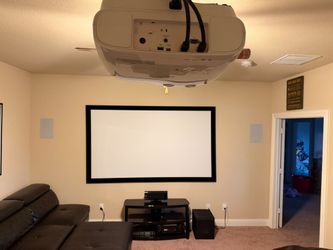 Complete Home Theater Package – Epson 3100 Projector, 100” SI Screen, Denon AVR, Klipsch Audio