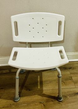 White Shower Chair 💵 Silla de Ducha Blanca