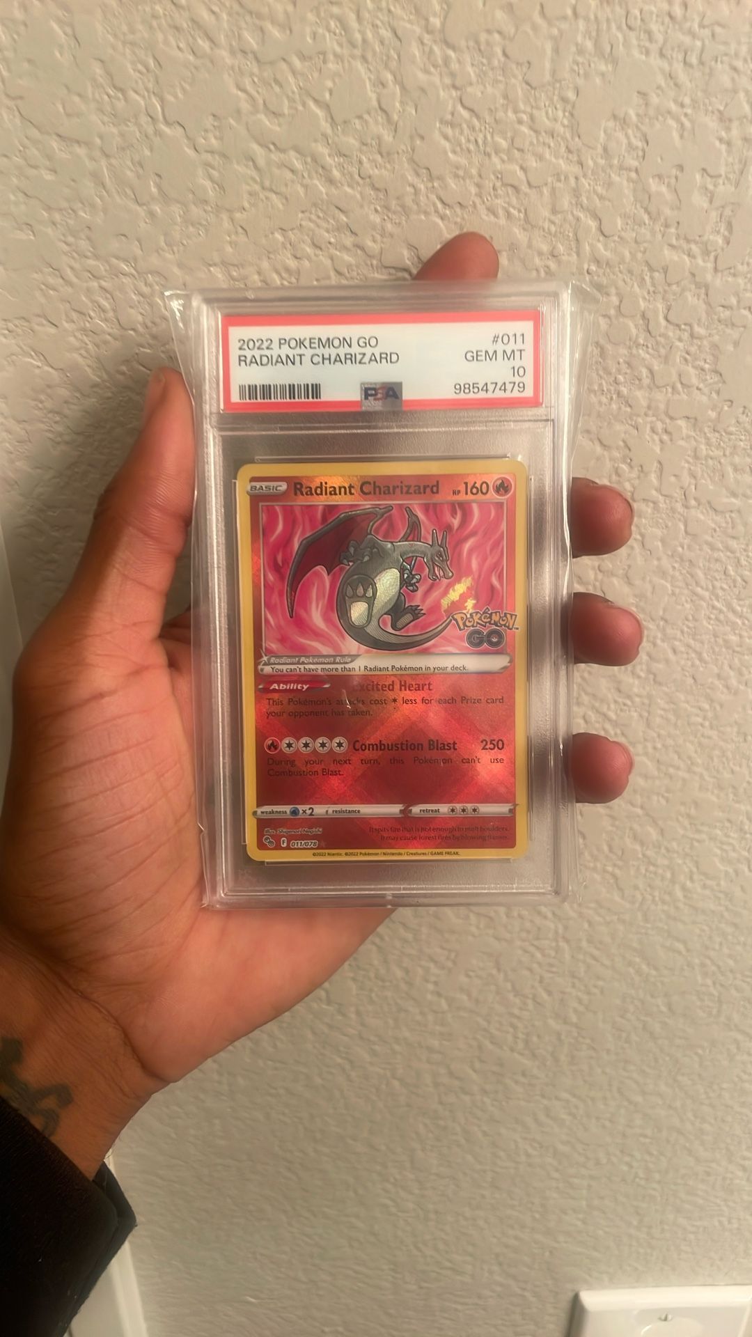 Radiant Charizard Psa 10