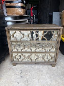 Bernhardt Santa Barbara Mirrored Nightstand, model 385232