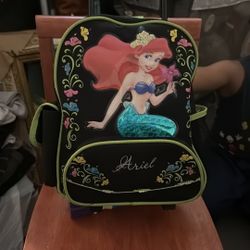 Disney Kids Ariel Rolling Backpack 