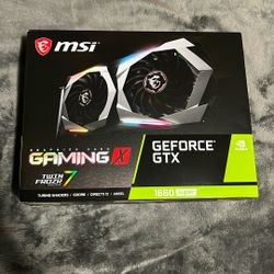 MSI Geforce GTX 1660 Super GPU