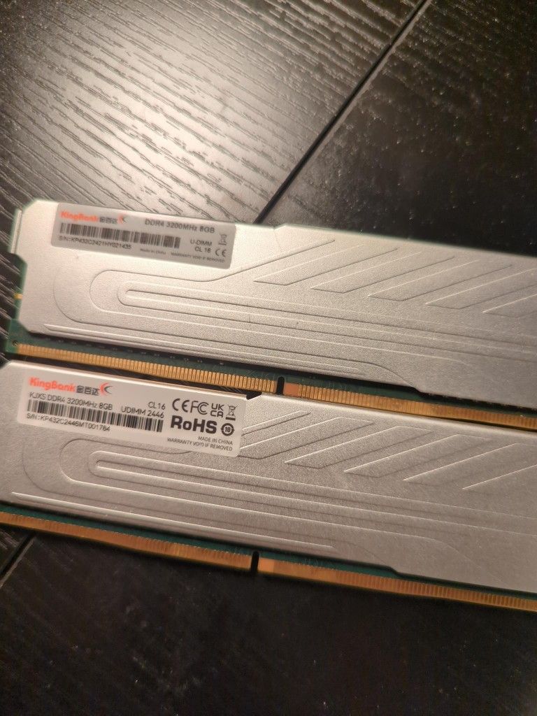 16GB 3200Mhz Desktop Ram (8x2)