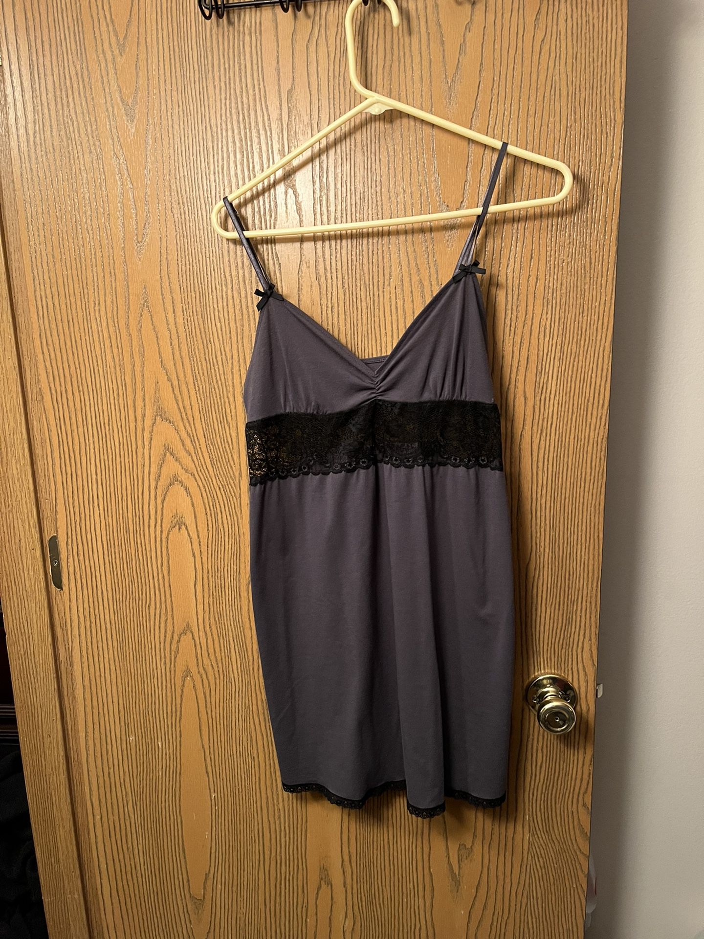 Grey And Black Nightgown