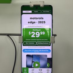 Motorola Edge for $29.99