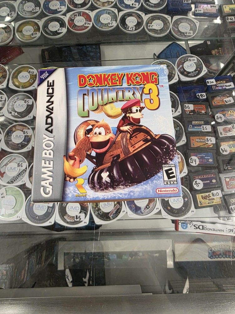 Donkey Kong Country 3 for Nintendo Gameboy Advance