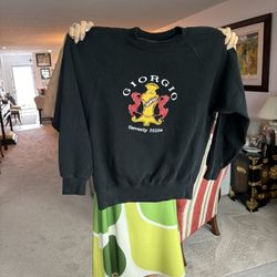 Giorgio Of Beverly Hills Black Large Sweatshirt