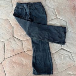Faded Black Denim Jeans