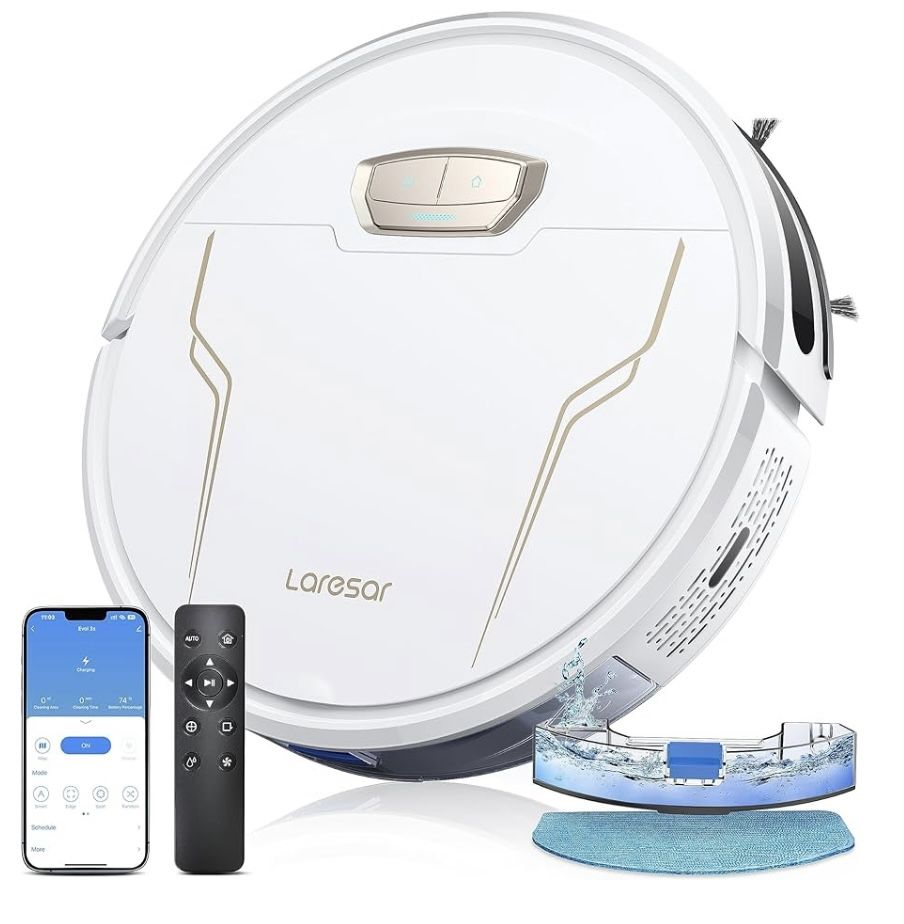 Laresar Robot Vacuum Cleaner and Mop Combo, Evol 3s