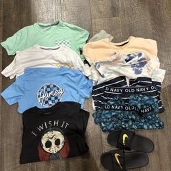 Boys Size 10/12 And 12/14 Clothing Lot And Shoes 7