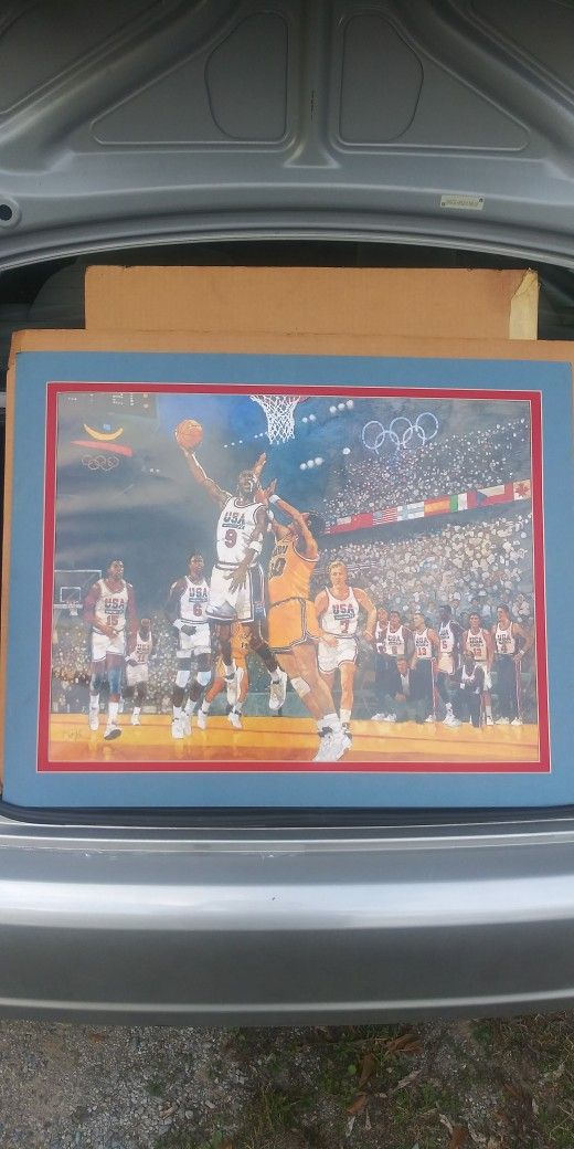 '92 Dream Team Bart Forbes Painting