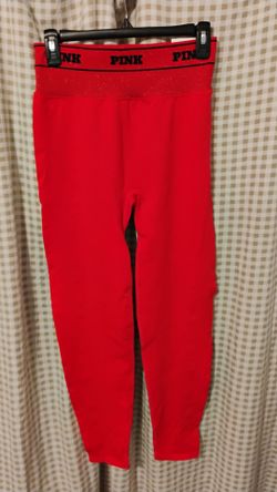 Women's PINK leggings color red brand new