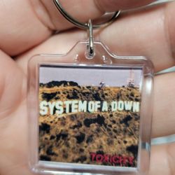 Custom System of a Down Toxicity CD Album cover Art Keychain | Charm | Hanger