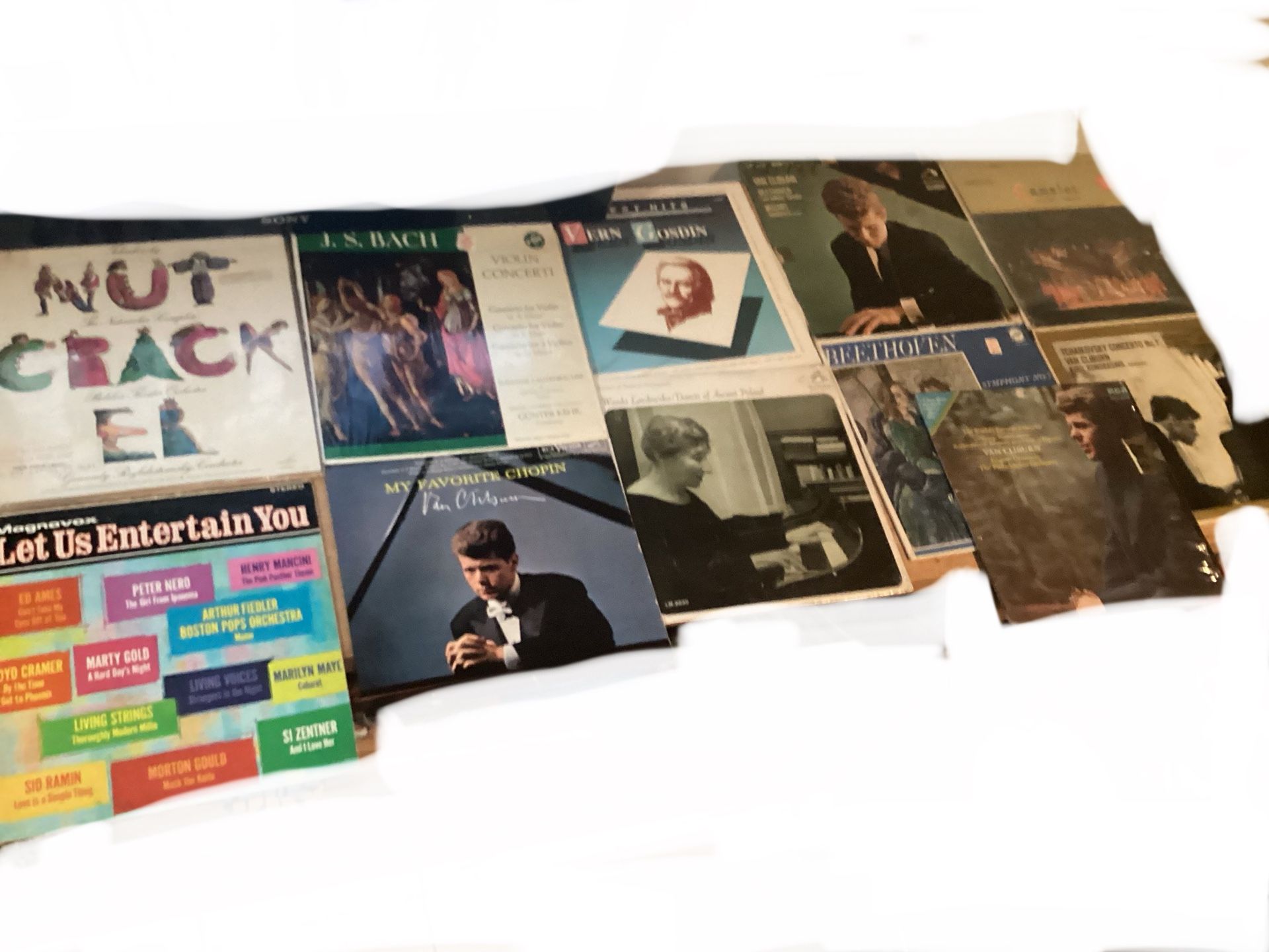 Lot of 11 Vintage Vinyl Records Mozart Beethoven Bach and more 