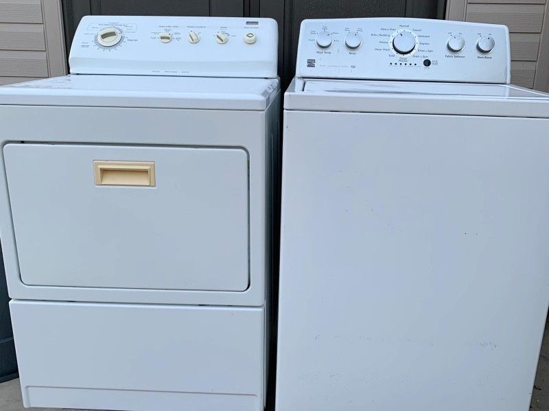 Kenmore Washer And Kenmore Electric Dryer In Good Condition for sale