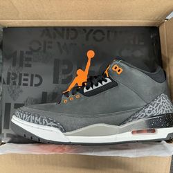 "FEAR" Retro Jordan's 3s 