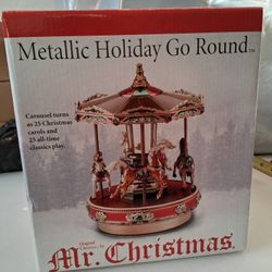 New In BoxMr. Christmas 2006 Metallic Carousel-only Opened To Take Pics Christmas Gift