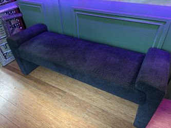 Boucle bench dark grey