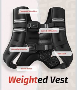 ZELUS-Weighted Vest “New” 20 Ibs