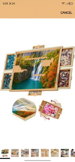 1500 Piece Wooden Jigsaw Puzzle Board