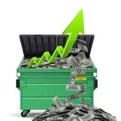 Small Bins Dumpsters And Truck For Sale 