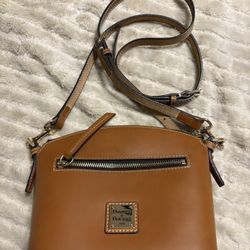 Dooney & Bourke Tan Leather Crossbody Bag