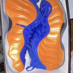 Nike Air Foamposite One Total Crimson/Game Royal Knicks 2014 314996-801