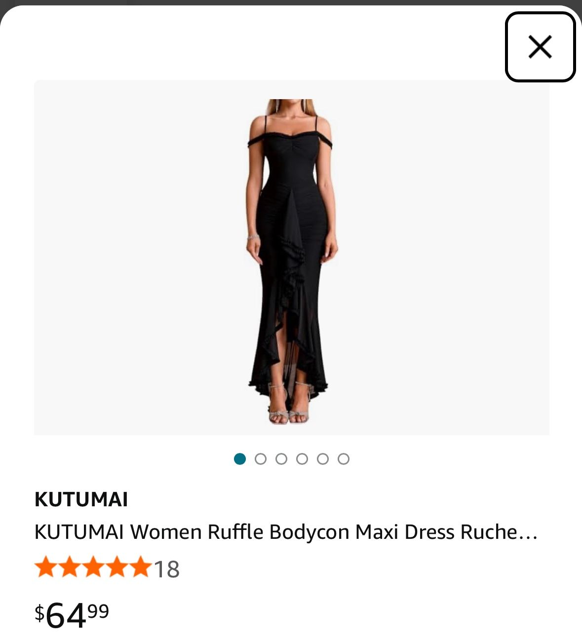 Black Cocktail Dress