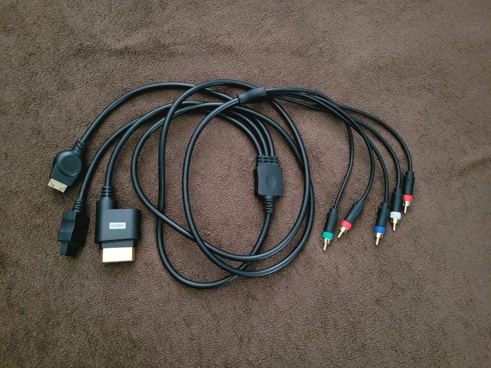 Universal Multi RGB AV Component Cable for PS1/PS2/PS3/Wii/Wii U/Xbox