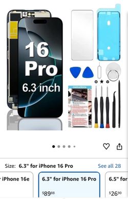 iPhone 16 pro screen replacement