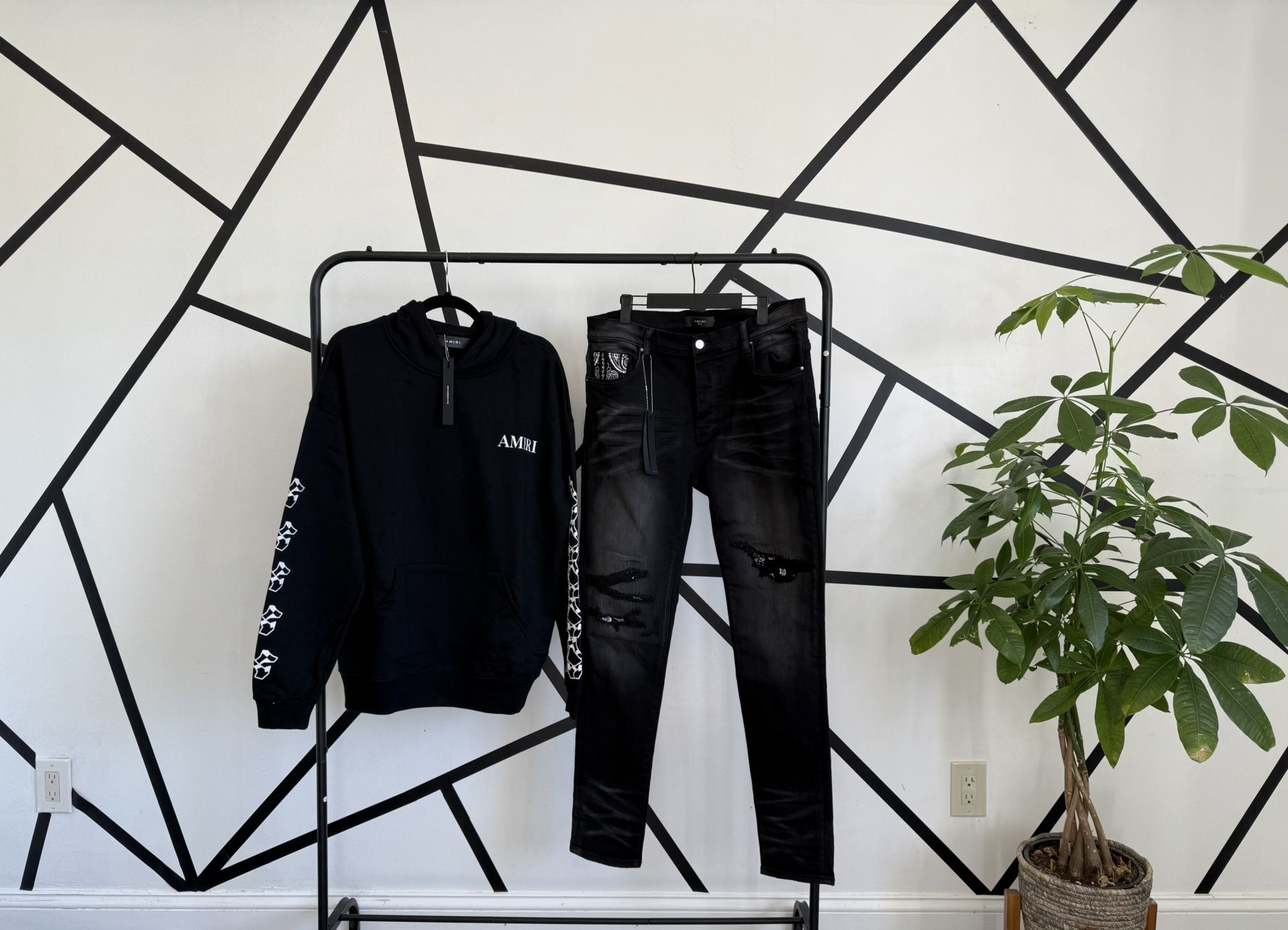 Amiri Jeans And Hoodie