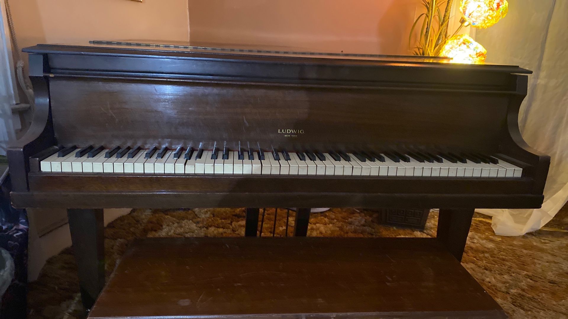 LUDWIG New York Baby Grand (Antique )